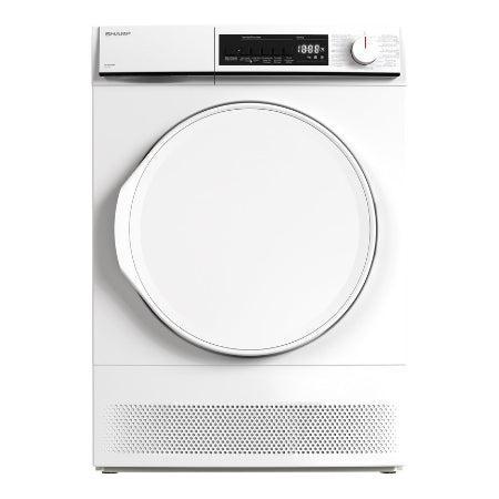 Sharp condensdroger KDNC8PW1BE -, Witgoed en Apparatuur, Wasdrogers, Nieuw, Condens, Voorlader, 8 tot 10 kg, Minder dan 85 cm