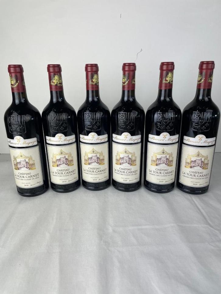 2019 Château La Tour Carnet Haut-Médoc 4ème Grand Cru Classé, Verzamelen, Wijnen, Nieuw, Rode wijn, Frankrijk, Vol, Ophalen of Verzenden
