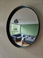 Ronde Spiegel met Metalen Frame, Gebruikt, Rond, Ophalen of Verzenden, Minder dan 100 cm