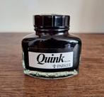 Vintage flesje inkt, Parker Quink, ebony., Verzamelen, Ophalen of Verzenden, Zo goed als nieuw, Parker