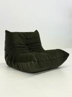 Ligne Roset Togo 1-zits in donkergroen velvet, Huis en Inrichting, Fauteuils, Ophalen, -, -, Stof