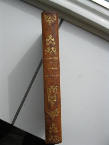 Oeuvres diverses de Montesquieu - 1845, 1e druk. beschikbaar voor biedingen
