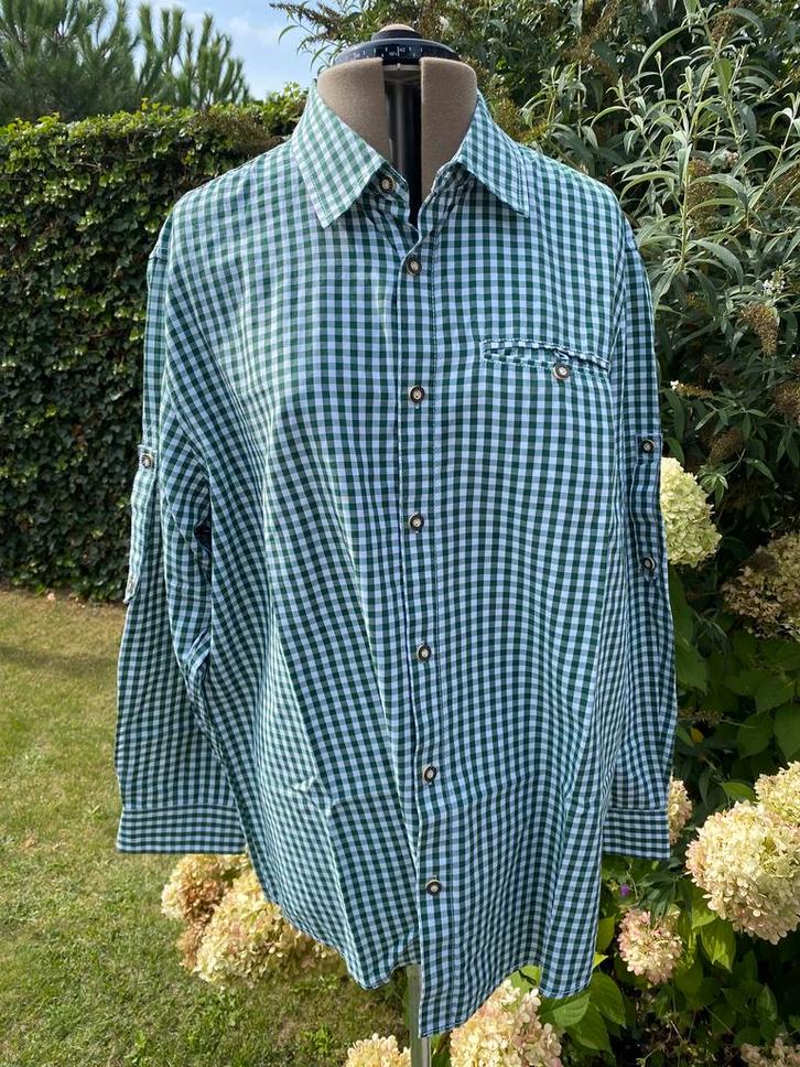 Oktoberfesthemd maat xxl 45/46 distler, Kleding | Heren, Carnavalskleding en Feestkleding, Zo goed als nieuw, Overige maten, Ophalen of Verzenden