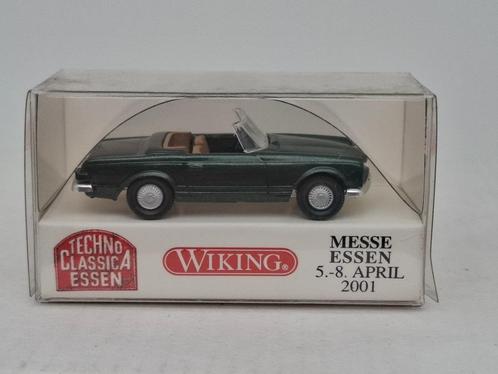 Mercedes 230 SL cabriolet - beursmodel 2001 - Wiking 1/87, Hobby en Vrije tijd, Modelauto's | 1:87, Zo goed als nieuw, Auto, Wiking