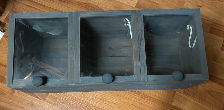 Kweekkas kweek kas hout grijs kweekbak, Tuin en Terras, Kweekspullen, Nieuw, Kweekbak, Ophalen of Verzenden