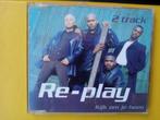 2 track cd van re-play:  kijk om je heen, Cd's en Dvd's, Cd Singles, 1 single, Ophalen of Verzenden, Gebruikt, Nederlandstalig