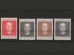 NVPH 534/537 "en face" hoge waarden postfris, Postzegels en Munten, Postzegels | Nederland, Ophalen of Verzenden, Na 1940, Postfris