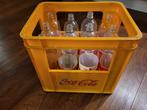 Geel Coca Cola krat met plastic flessen, Ophalen, Gebruikt, Verpakking