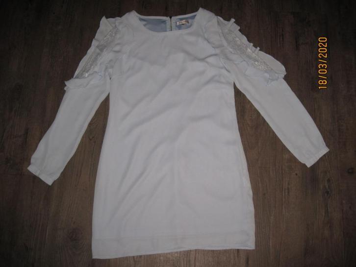 Lulu Love zachtblauwgroene tuniek maat S, Kleding | Dames, Blouses en Tunieken, Zo goed als nieuw, Maat 36 (S), Groen, Ophalen of Verzenden