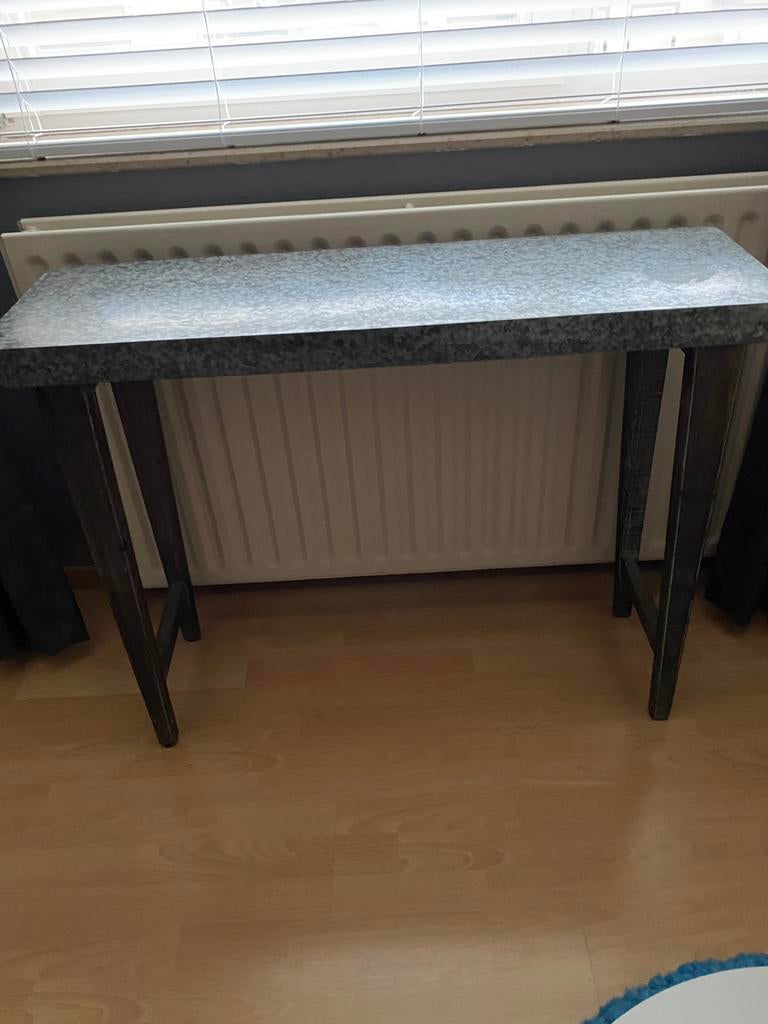 Side tabel, Ophalen, Zo goed als nieuw, 25 tot 50 cm, Rechthoekig