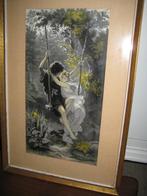 NEYRET FRERES  GEWEVEN SCHILDERIJ, Antiek en Kunst, Ophalen of Verzenden