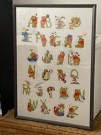 Hand geborduurd Winnie de Poeh alfabet, Kinderen en Baby's, Kinderkamer | Inrichting en Decoratie, Wanddecoratie, Zo goed als nieuw