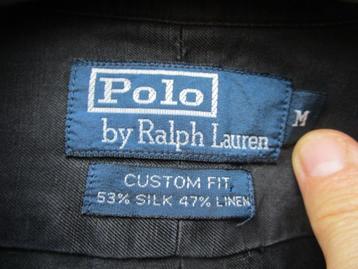 Linnen/zijden Ralph Lauren overhemd maat M valt als L beschikbaar voor biedingen