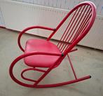 Rode schommelstoel, Huis en Inrichting, Stoelen, Ophalen, Gebruikt, Rood, Eén