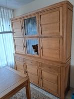 Licht eiken wandkast, Huis en Inrichting, Kasten | Wandmeubels, Ophalen, Gebruikt, Eikenhout, 200 cm of meer