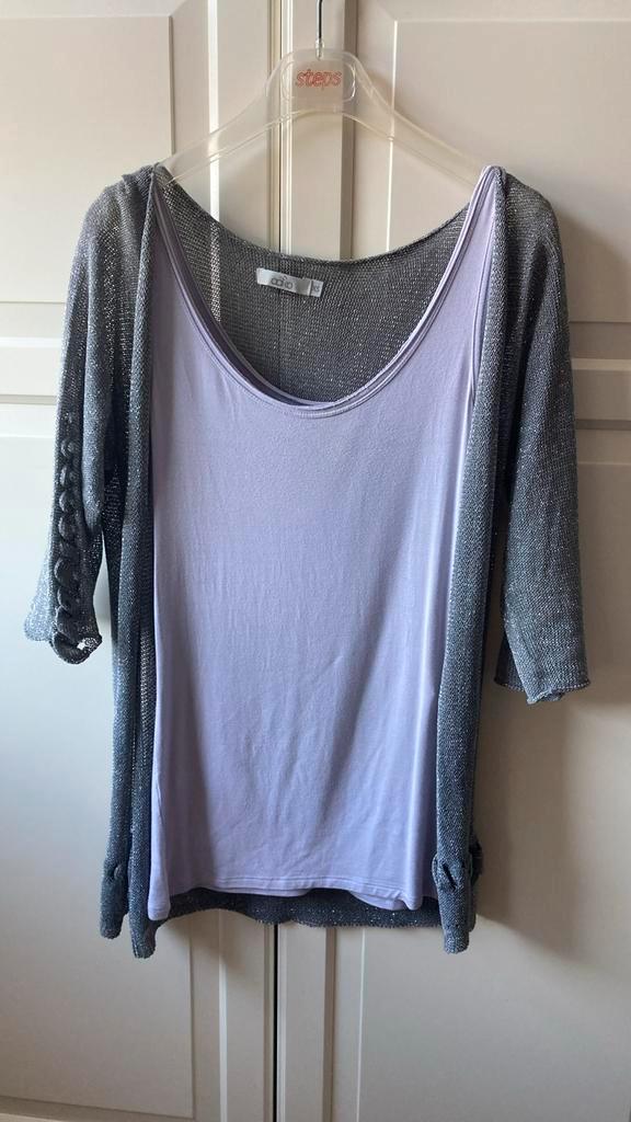 Setje Aaiko, Kleding | Dames, T-shirts, Gedragen, Maat 36 (S), Paars, Zonder mouw, Ophalen of Verzenden