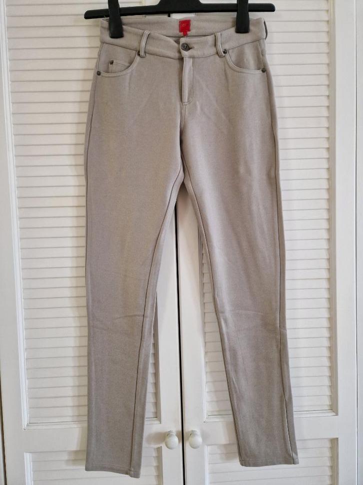 Strech Pantalon Jeff maat XS, Kleding | Dames, Broeken en Pantalons, Gedragen, Maat 34 (XS) of kleiner, Beige, Ophalen