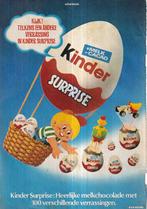 Retro reclame 1980 Kinder Surprise chocola ei cementwagen, Overige typen, Ophalen of Verzenden
