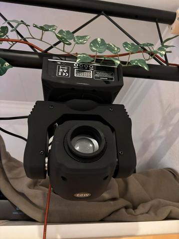 Moving head spot 60w met 3 face prism beschikbaar voor biedingen