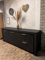 Dressoir zwart&goud, Ophalen, Zo goed als nieuw, 25 tot 50 cm, 200 cm of meer