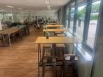 tafels stoelen barkrukken etc alles in een koop alles mee, Ophalen, Gebruikt, Overige kleuren, Metaal