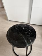 Bijzettafeltje, Huis en Inrichting, Tafels | Bijzettafels, Minder dan 55 cm, Rond, Zo goed als nieuw, Ophalen