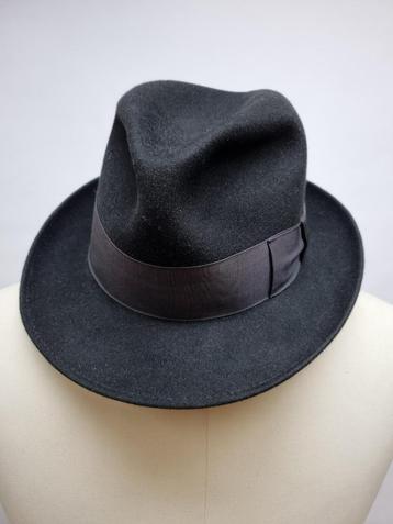 Borsalino vintage mafia hoed. maat 59/60 beschikbaar voor biedingen