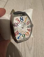 Franck Muller Crazy hour Color Dreams, Leer, Polshorloge, Nieuw, Ophalen