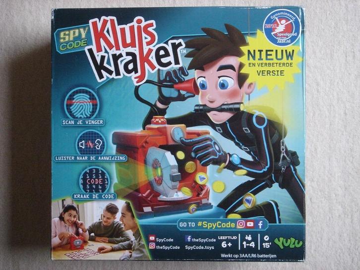 LEUK: Spy Code Kluiskraker - KINDERSPEL, Hobby en Vrije tijd, Gezelschapsspellen | Bordspellen, Zo goed als nieuw, Een of twee spelers