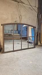 Industriële gietijzeren stalraam spiegel | 107,5x150 cm |, Ophalen of Verzenden, Nieuw, Rechthoekig, Minder dan 100 cm