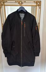 Moscow lange bomberjas zwart maat L, Zwart, Maat 42/44 (L), Ophalen of Verzenden, Moscow