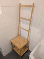 Bamboe badkamerset: stoel, kapstok - Goede staat, Ophalen, Minder dan 50 cm, Gebruikt, 100 tot 150 cm