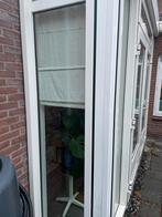 Kunststof Kozijn met Openslaande Deuren, Doe-het-zelf en Verbouw, Deuren en Horren, Ophalen, Kunststof, Gebruikt, Buitendeur