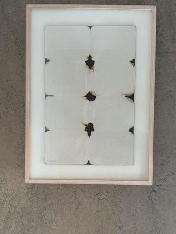 Henk Peeters, (1925 - 2013), pirografie uit 1986 beschikbaar voor biedingen