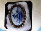 Broche delftsblauw, Ophalen of Verzenden