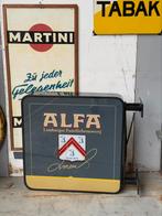 Prachtige dubbelzijdige Alfa lichtbak incl nieuwe stekker, Verzamelen, Merken en Reclamevoorwerpen, Ophalen of Verzenden, Zo goed als nieuw