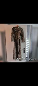 Mooie lange jurk met print - Maat L, Overige kleuren, Maat 42/44 (L), Ophalen of Verzenden, Gedragen