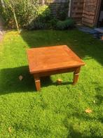 Eiken salontafel 80x80 in goede staat, Ophalen, Gebruikt, Klassiek, Vierkant
