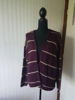 Nieuw! Hema aubergine bordeaux vest met goud en wol xl 46 48, Verzenden, Maat 46/48 (XL) of groter, Nieuw, Hema