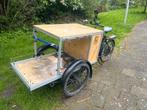 Electric Vintage bakfiets, Fietsen en Brommers, Fietsaccessoires | Aanhangers en Karren, 80 kg of meer, Overige typen, Gebruikt