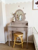 Mooie make-uptafel in oudroze, Huis en Inrichting, Tafels | Kaptafels, Ophalen, Gebruikt, Hout, Minder dan 100 cm