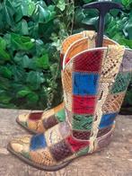 geweldig mooie vintage patchwork laars van Sendra maat 40, Overige kleuren, Ophalen of Verzenden, Sendra, Gedragen
