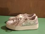 NeroGiardini Witte Sneakers met Glitter - Maat 37, Wit, Ophalen of Verzenden, Sneakers of Gympen, Gedragen