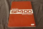 Suzuki SP400 DR400 1980 motorcycle service manual, Ophalen of Verzenden, Suzuki
