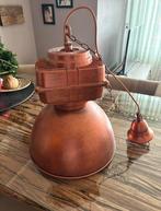 Stoere grote industriële metalen hanglamp ZGAN, Ophalen of Verzenden, Zo goed als nieuw, Metaal