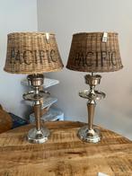 Riviera maison lampen met kap 77cm hoog, Ophalen, Gebruikt, 50 tot 75 cm, Landelijk