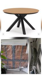 Acaciahouten tafel rond 120cm, nieuw heeft ons €399 gekost, Tuin en Terras, Tuintafels, Ophalen of Verzenden, Nieuw, Rond, Hout