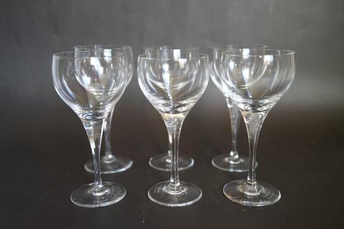 6x kristal sherry glas Rosenthal Lotus Wiinblad Latham, Huis en Inrichting, Keuken | Servies, Gebruikt, Glas of Glazen, Overige stijlen
