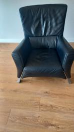 Leren fauteuil merk Rolf Benz, Ophalen of Verzenden, Gebruikt, 75 tot 100 cm, 50 tot 75 cm