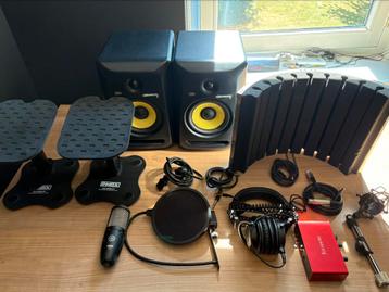 Complete muziek studio set up beschikbaar voor biedingen